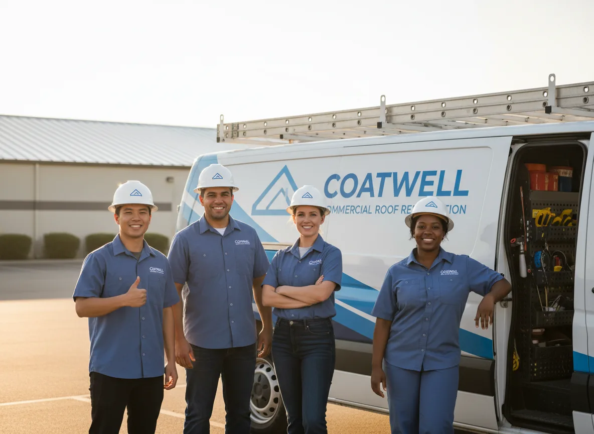 Commercial roof coating company in Kilbourne, IL
